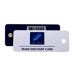 Impresión de tarjetas de etiquetas de PVC