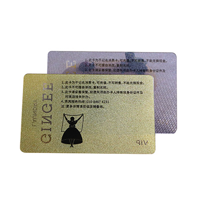 Impresión personalizada de tarjetas transparentes de plástico