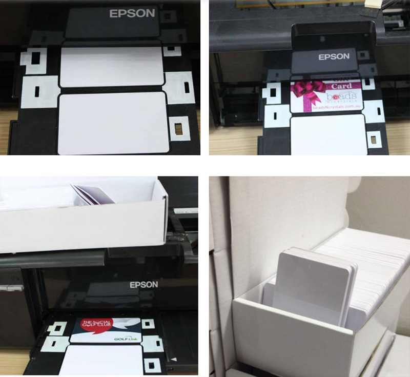 Tarjetas de PVC de inyección de tinta para impresoras de tarjetas de identificación de PVC de inyección de tinta