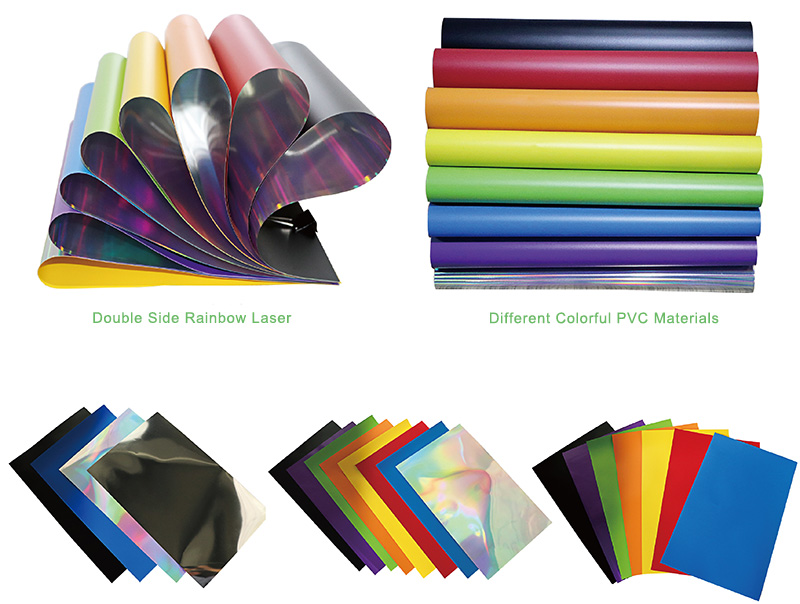 Tarjetas de membresía de PVC de plástico arcoíris