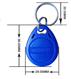 Fabricante de llaveros RFID Blue Smart