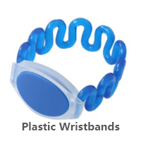 Fabricante de pulseras de plástico RFID personalizadas