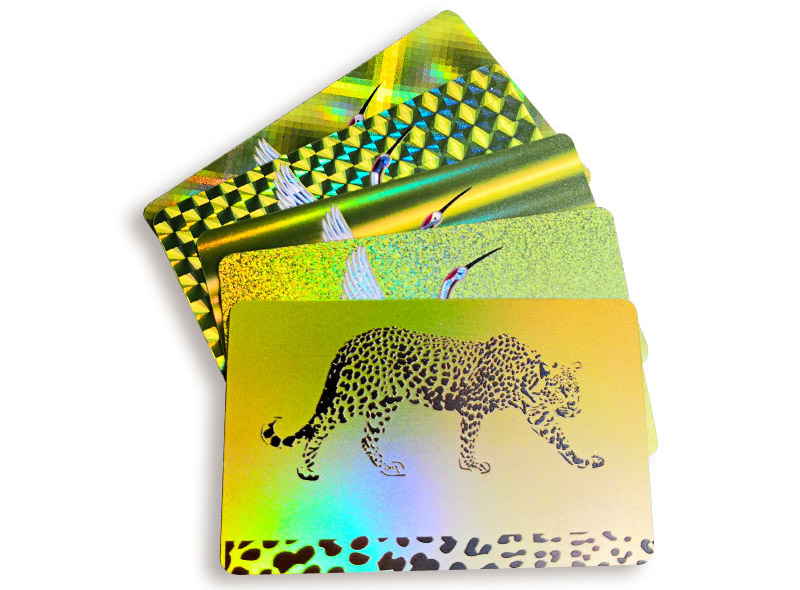 Impresión de tarjetas de membresía RFID de lámina de holograma