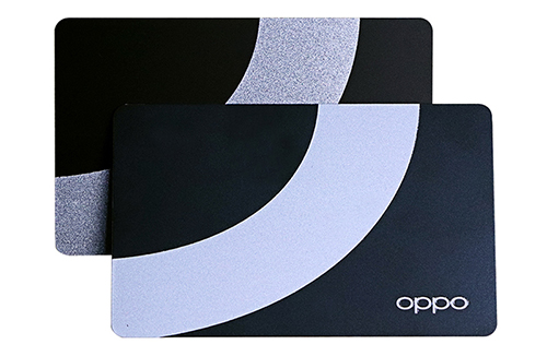 Impresión de tarjeta de membresía de PVC negro