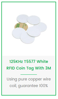 Etiquetas de monedas RFID NFC