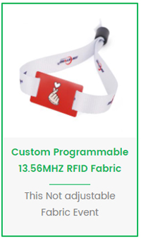 Fabricante de pulseras tejidas RFID