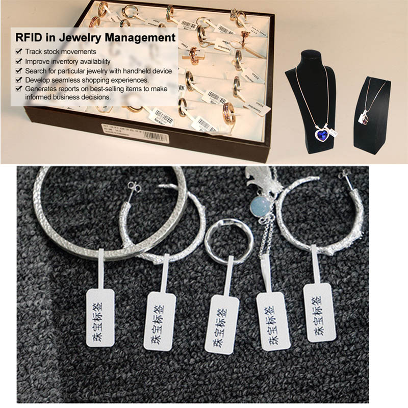 Fábrica de etiquetas de joyería RFID Uhf