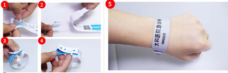 Precio de pulseras de hospital Roll RFID