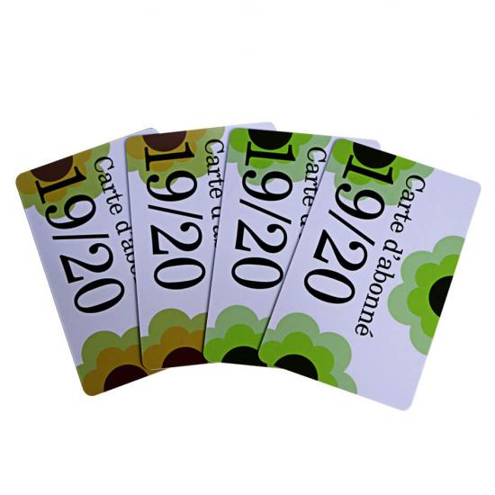 Printable PVC Glossy Promotion Discount Cards For Shop