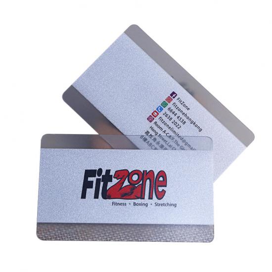 Frosted Transparent Fitness Membership Cards