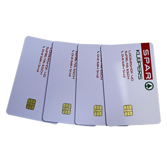 OEM ISO7816-3 24c16/24 Contact IC Smart Cards