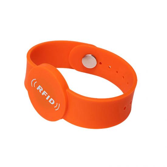 Printed Custom Rfid Silicone Bracelets For Events & Festivals