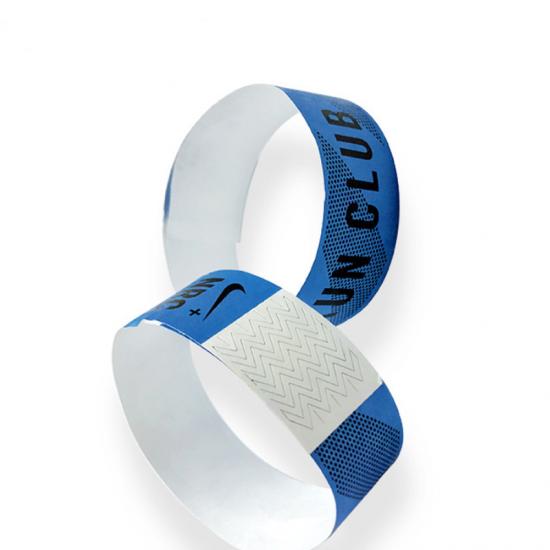 Custom Disposable Solid Colors RFID Tyvek Wristbands