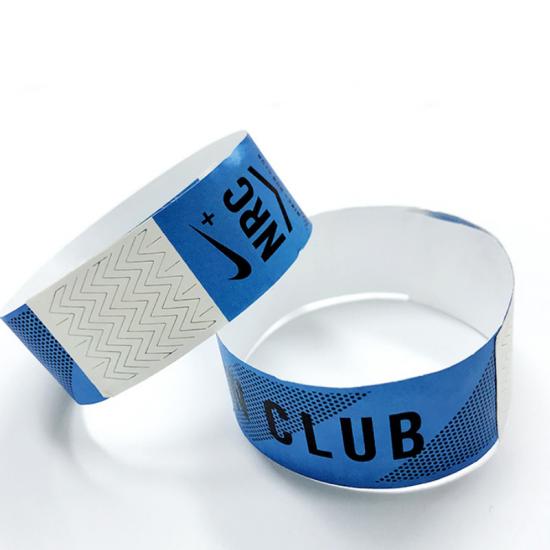Custom Disposable Solid Colors RFID Tyvek Wristbands