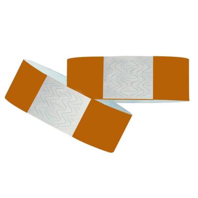 Pulseras desechables personalizadas resistentes al desgarro de color sólido RFID Tyvek