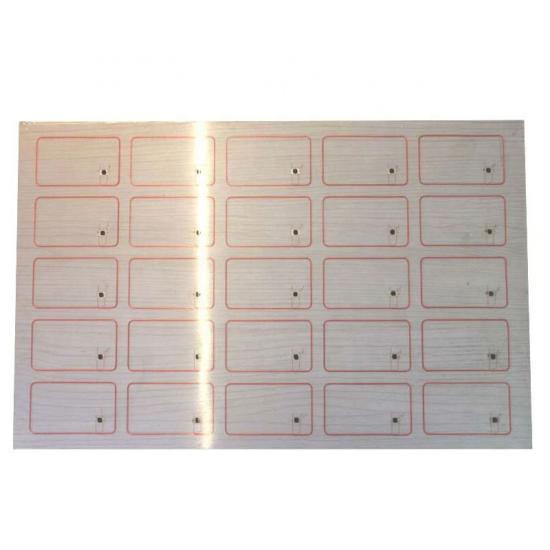 Customized Layout RFID Prelam Inlay Sheets For Plastic RFID Smart Cards