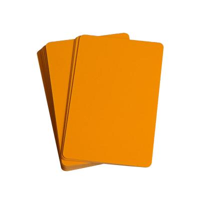 Tarjetas de identificación de colores sólidos CR80 imprimibles personalizadas