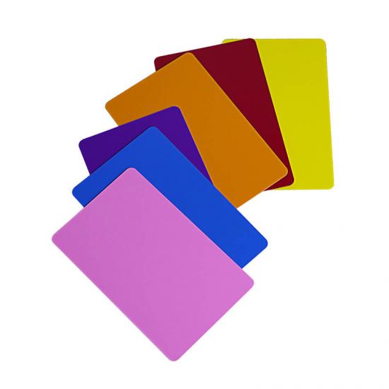 Printable Colored Plastic Cards