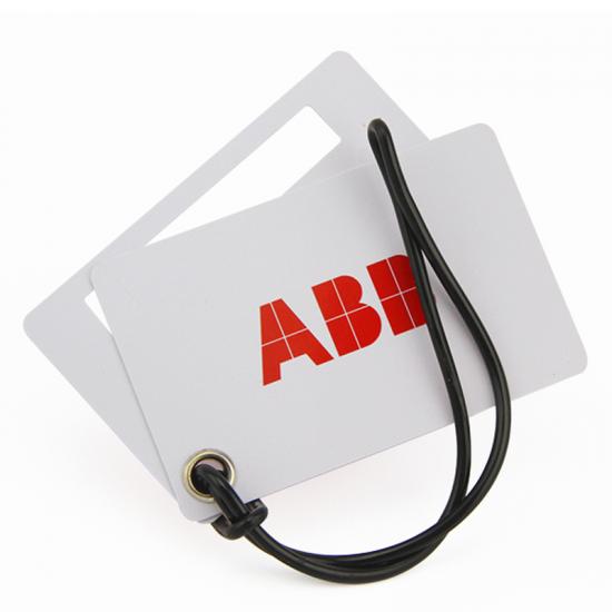Credit Card Sized Plastic Luggage Tags With Full Colour Printing