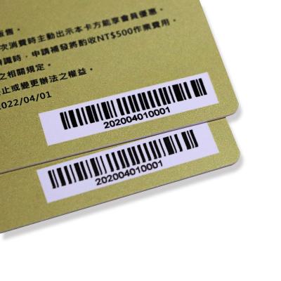Serigrafía Oro en Polvo de Plástico de RFID del código de Barras de las Tarjetas De Acceso Sistema de Control de