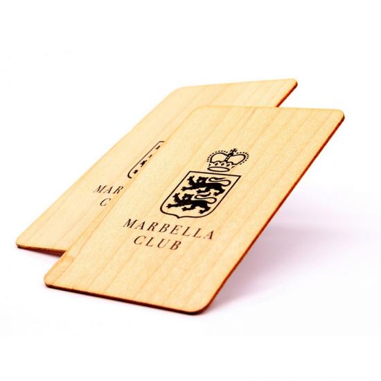 Wood RFID Access Cards For Hotel