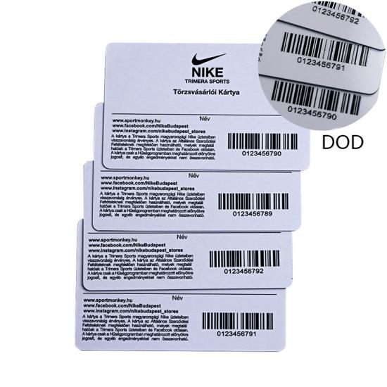 Custom Barcode Membership Cards Printing