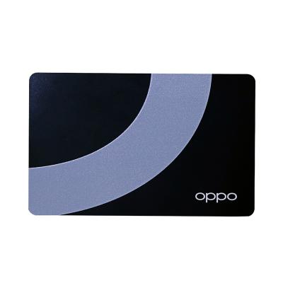  CR80 polvo de plata plastico de lujo OPP tarjetas de membresía Con panel de firma