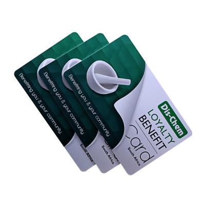 tarjeta de fidelidad de plástico Con banda magnética Para cafetería
