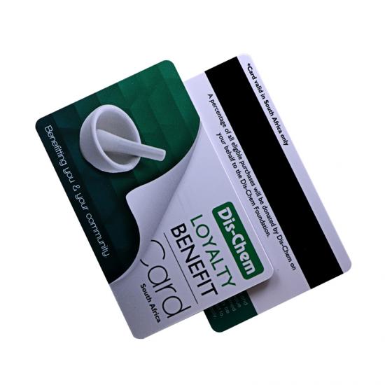 Plastic RFID Loyalty Cards With Magnetic Stripe