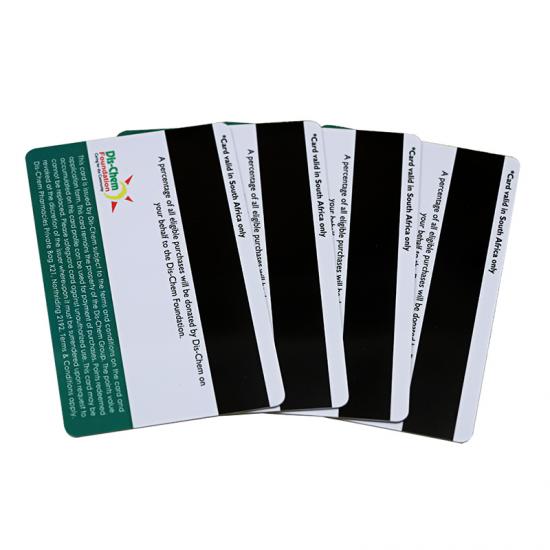 Plastic RFID Loyalty Cards With Magnetic Stripe