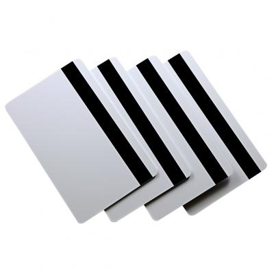  CR80 30Mil tarjeta magnética de plástico blanco en blanco