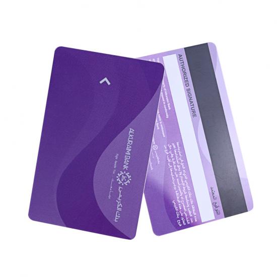 Plastic RFID Contactless Mifare Ultralight Cards With Magnetic Stripe