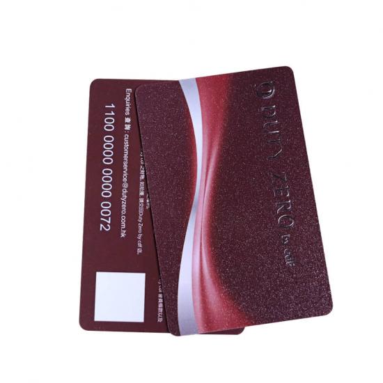Silver Powder Mifare RFID Cards