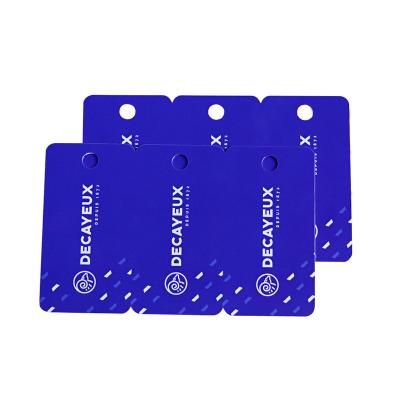  CR80 tarjetas combinadas de etiquetas de membresía de plástico 3 up