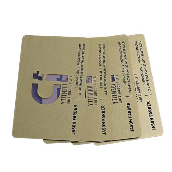 Custom Translucent PVC Business Card Printing