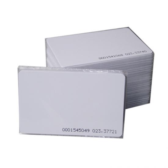 White Blank125khz HID Thin Prox ID Card