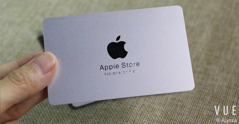 Tarjetas de membresía con chip RFID de plástico metálico para Apple Store