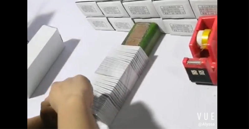 El proceso de embalaje de tarjetas RFID Tarjetas de plástico